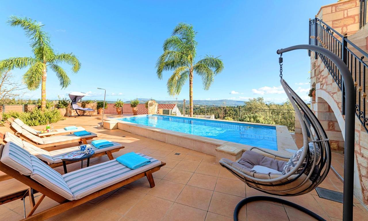 Steve Kois Villa Heated Pool 干尼亞 外观 照片