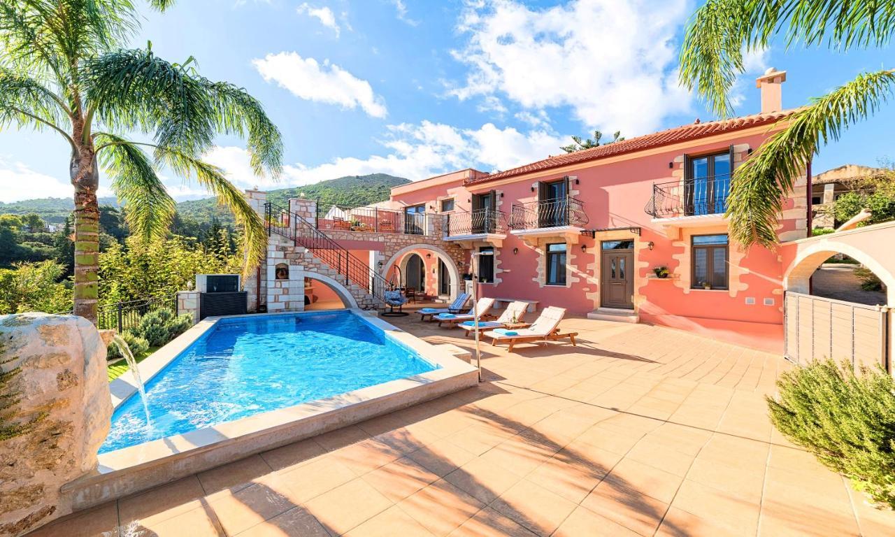 Steve Kois Villa Heated Pool 干尼亞 外观 照片